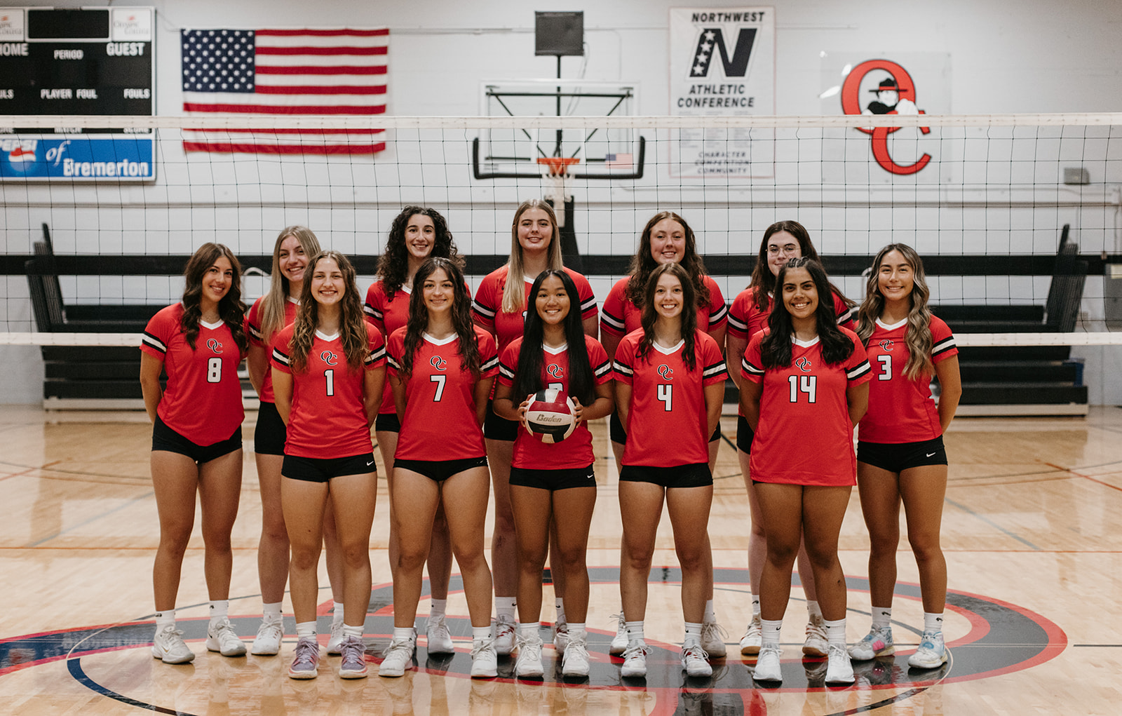 Olympic College Volleyball Team Photo